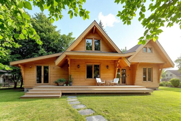 Maison en A : construction à petit budget, avantages et règles