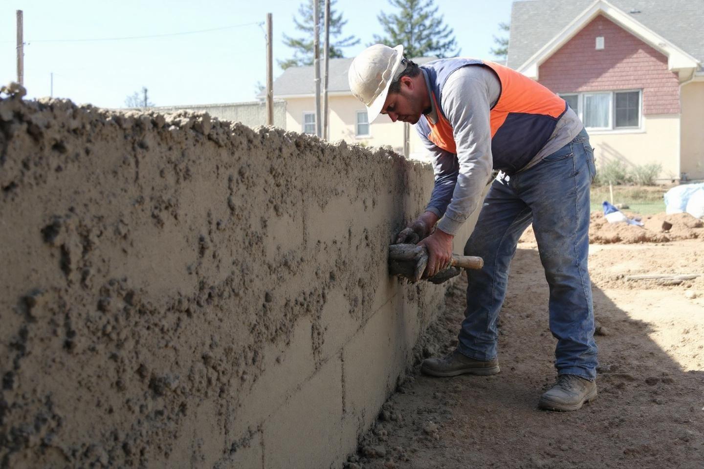 Monter un mur de clôture en parpaings avec chaînage et piliers