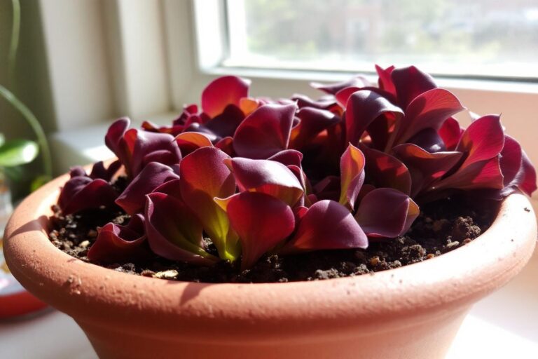 Entretien et culture de l'oxalis triangularis pourpre en pot