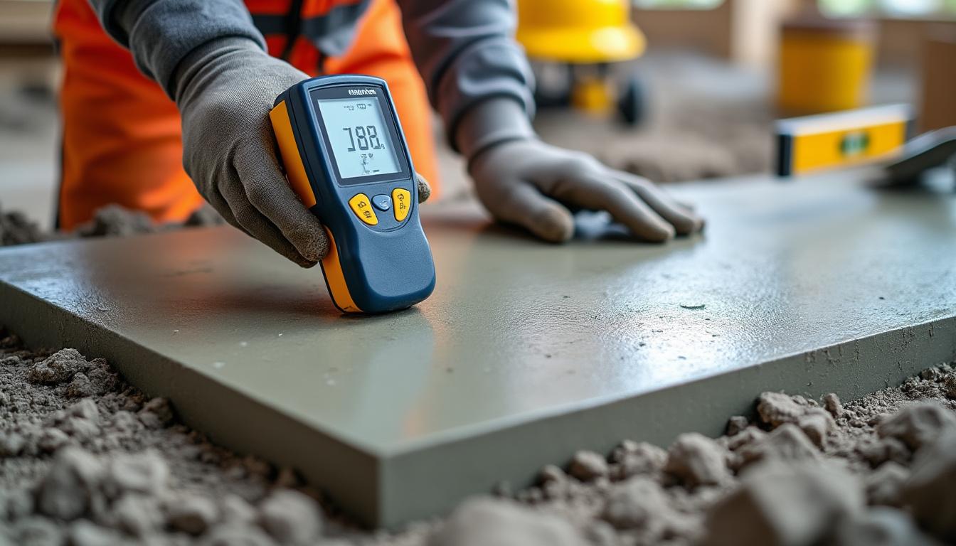 découvrez les méthodes efficaces pour vérifier si votre béton a complètement séché, garantissant ainsi la solidité et la durabilité de vos constructions.
