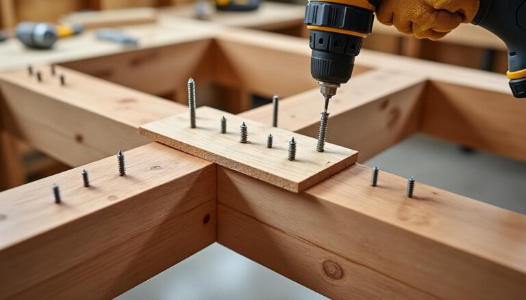 apprenez étape par étape comment installer facilement une entretoise sur un solivage en utilisant la méthode du vissage pour renforcer la structure de votre plancher.