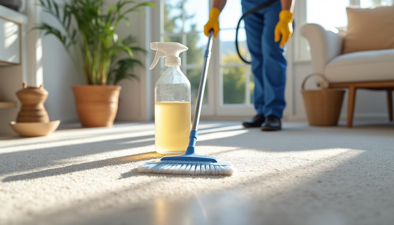 découvrez comment nettoyer efficacement votre tapis avec le pouvoir naturel du vinaigre blanc grâce à notre guide pratique simple et écologique.