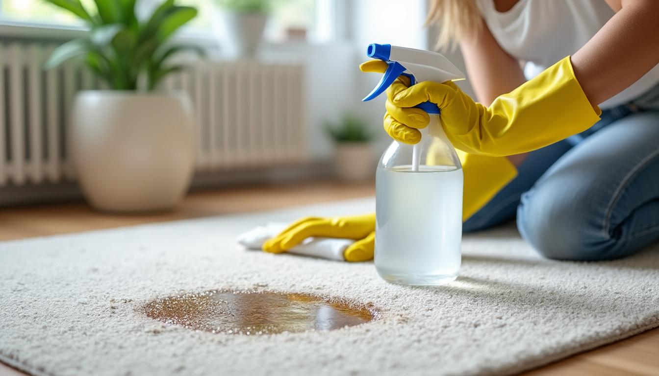 découvrez notre guide pratique pour nettoyer efficacement votre tapis en utilisant le pouvoir naturel et économique du vinaigre blanc. astuces simples et résultats garantis !