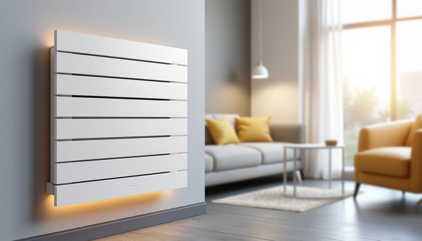 découvrez le radiateur électrique double cœur horizontal noirot fusion ii alliant performance énergétique et design moderne pour un confort optimal dans votre intérieur.