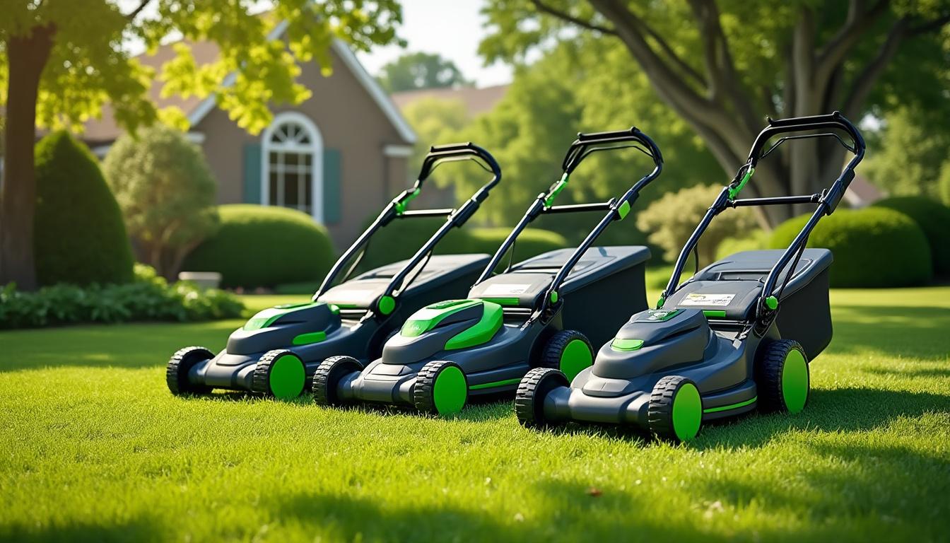 découvrez notre sélection des meilleures tondeuses électriques sans fil autotractées alliant performance, autonomie et facilité d'utilisation pour un jardin impeccable.