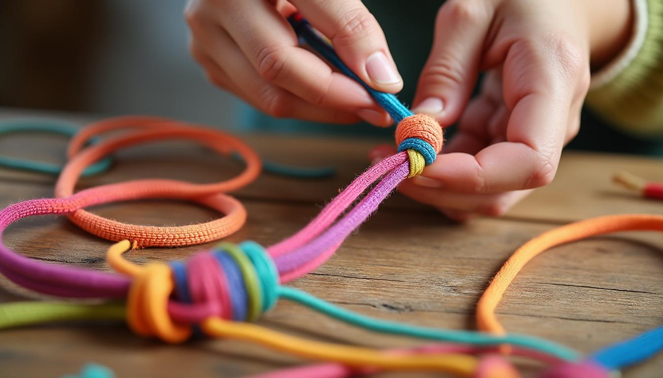 découvrez comment maîtriser le nœud coulissant pour bracelet ou collier en 9 étapes faciles, pour créer des bijoux ajustables et élégants vous-même.