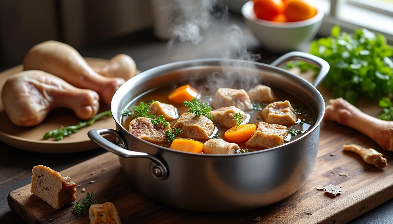 découvrez une analyse scientifique approfondie des risques et bienfaits du bouillon d'os pour démêler mythe et réalité.