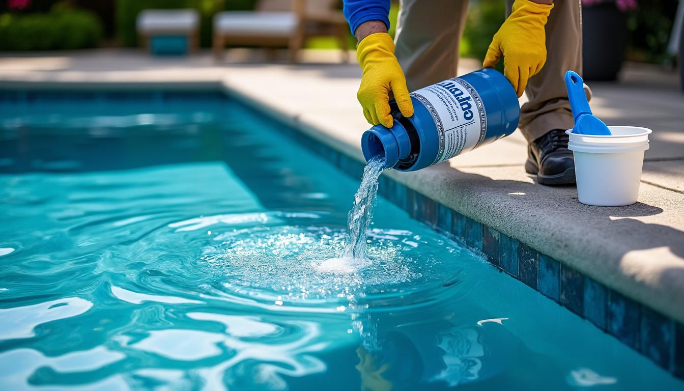 calculez facilement le dosage de chlore choc nécessaire pour votre piscine par mètre cube grâce à notre guide simple et rapide.