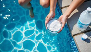 calculez facilement le dosage optimal de chlore choc pour votre piscine en fonction du volume en mètre cube, afin de maintenir une eau propre et saine.