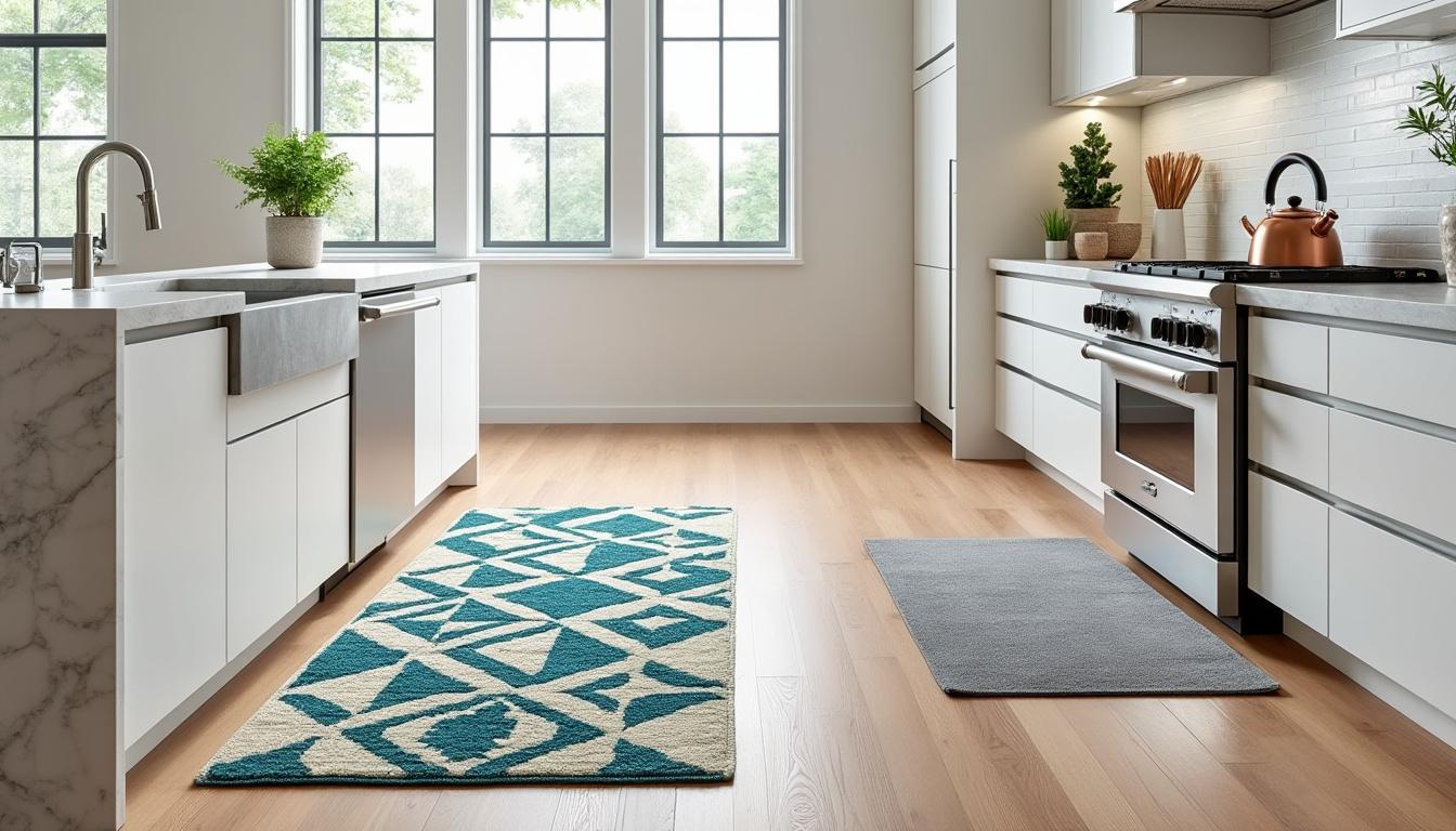 découvrez nos conseils pour choisir le tapis parfait qui sublimera et protégera votre cuisine avec style et fonctionnalité.