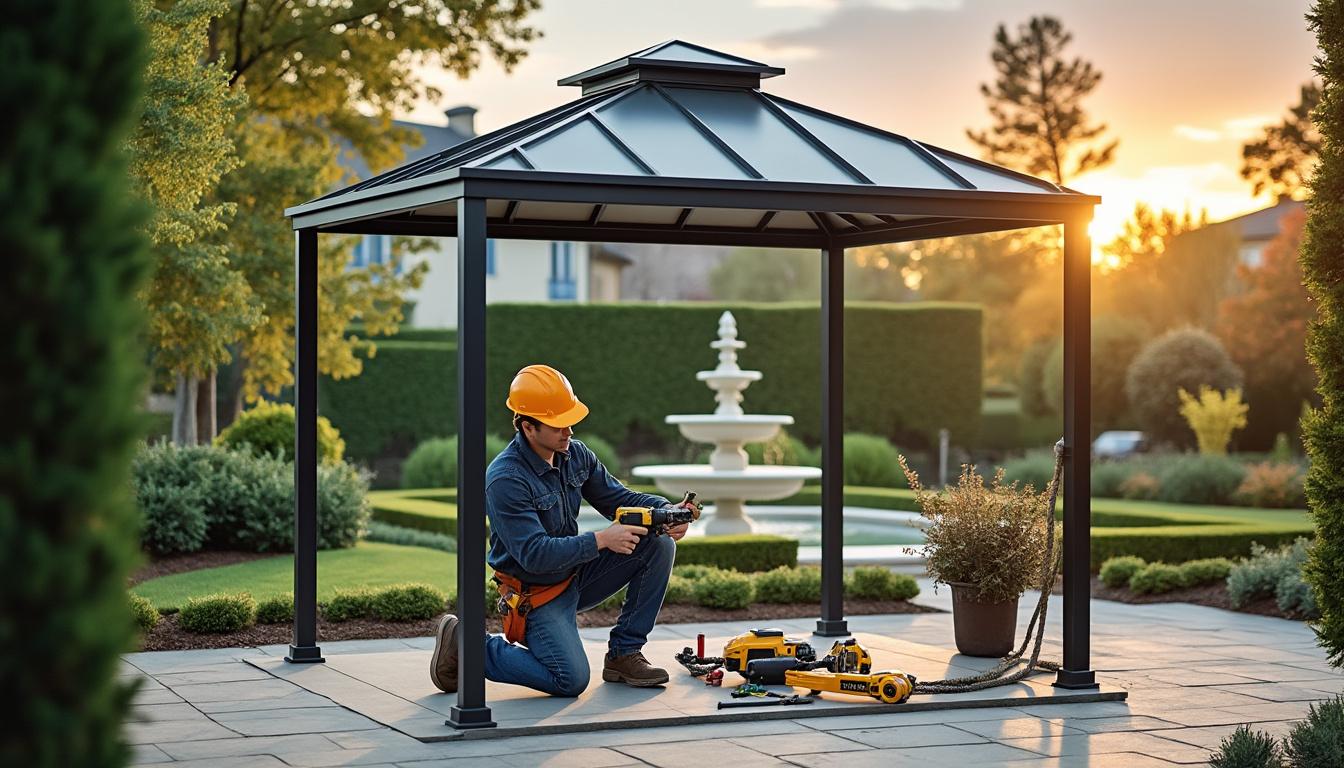 découvrez comment installer une tonnelle facilement grâce à notre guide complet présentant 4 techniques efficaces pour un montage réussi.