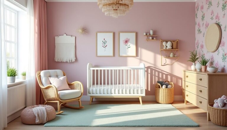 découvrez 8 idées déco tendance de couleurs pour la chambre de votre bébé fille et créez un espace doux et harmonieux dès la naissance.