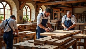 explorez l'univers du mobilier de luxe avec notre atelier d'ébénisterie d'art en occitanie. découvrez quel bois d'exception sublime nos créations uniques et raffinées.