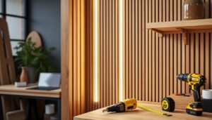 découvrez notre guide pratique pour illuminer vos panneaux en tasseaux leroy merlin avec des rubans led et créez une ambiance lumineuse unique chez vous.