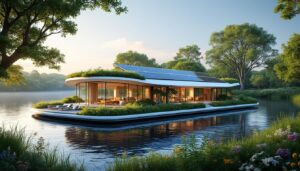 découvrez une solution innovante alliant modernité et nature au bord de la rivière, pour un cadre de vie harmonieux et durable.