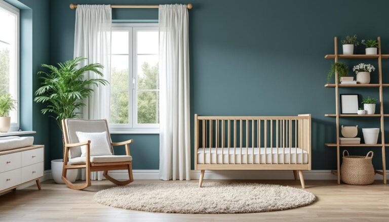 découvrez comment créer une chambre bébé en bleu canard, une couleur audacieuse et tendance. suivez nos conseils déco inspirants pour une ambiance chaleureuse et élégante.