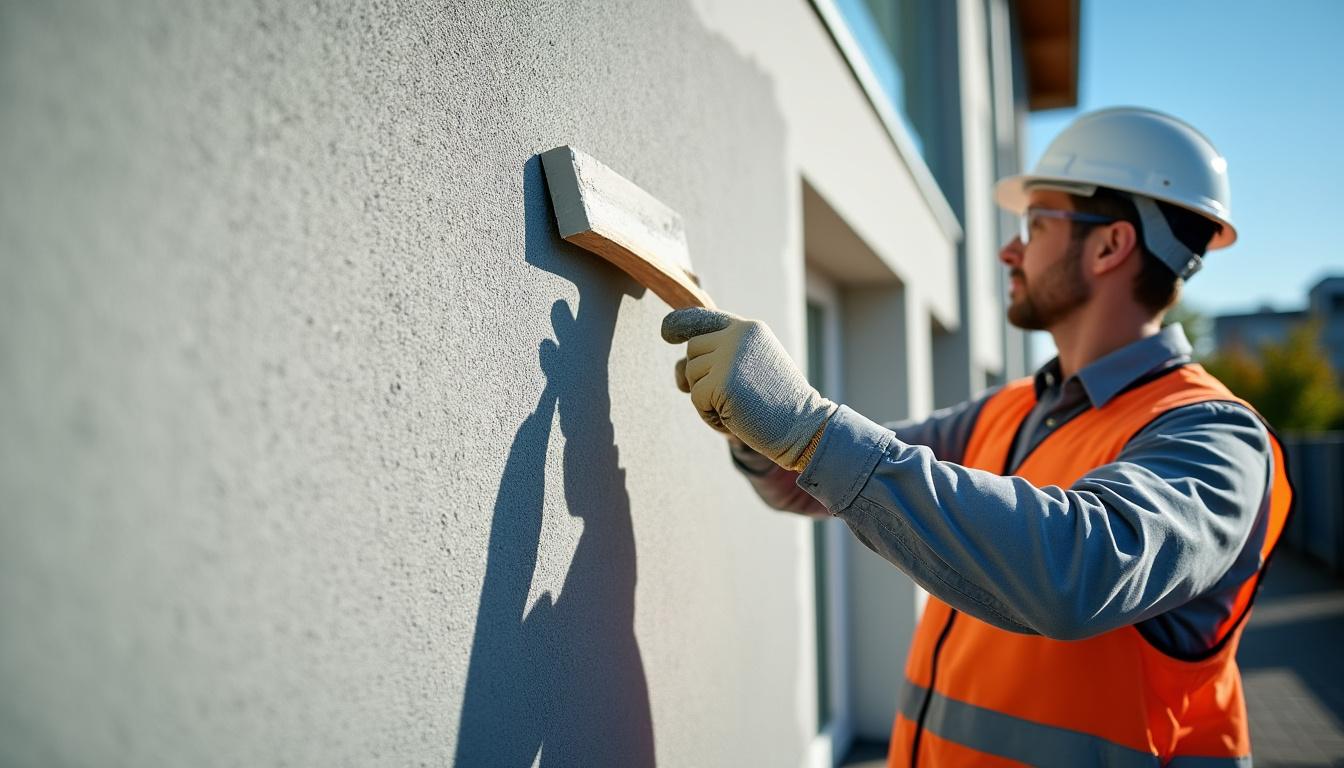 knauf addi s est un enduit de parement silicone taloché de 1,5 mm, présenté en sac de 25 kg, idéal pour une finition parfaite et durable de vos surfaces extérieures.