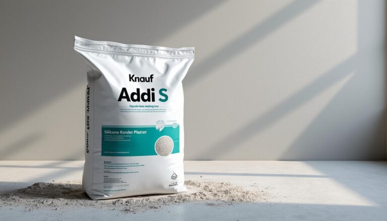 knauf addi s est un enduit de parement silicone taloché de 1,5 mm, présenté en sac de 25 kg, idéal pour une finition parfaite et durable des surfaces extérieures.