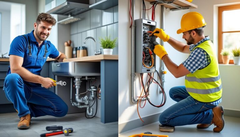 découvrez quel professionnel choisir entre plombier et électricien pour réaliser vos travaux en toute sécurité et efficacité.