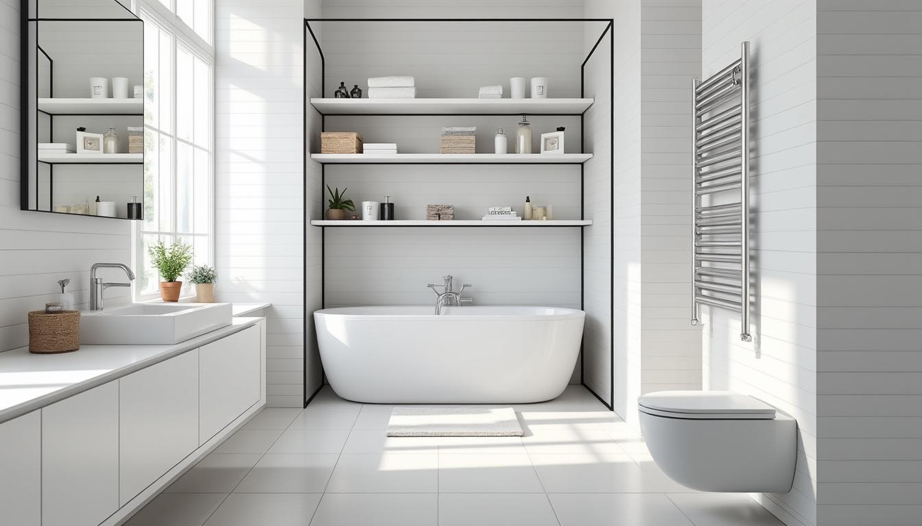 découvrez des conseils pratiques et des solutions ingénieuses pour séparer efficacement votre baignoire et vos wc, alliant intimité et optimisation de l'espace dans votre salle de bain.