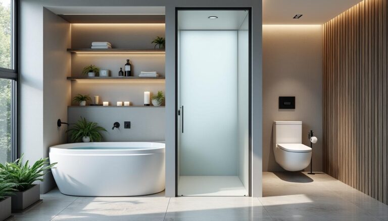 découvrez des conseils et solutions pratiques pour une séparation ingénieuse entre baignoire et wc, optimisant l'espace et le confort de votre salle de bains.