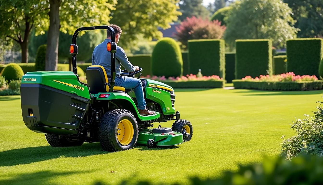 découvrez le tracteur tondeuse colombia pa 165 b 92h, alliant puissance et efficacité pour un entretien de pelouse optimal et sans effort.