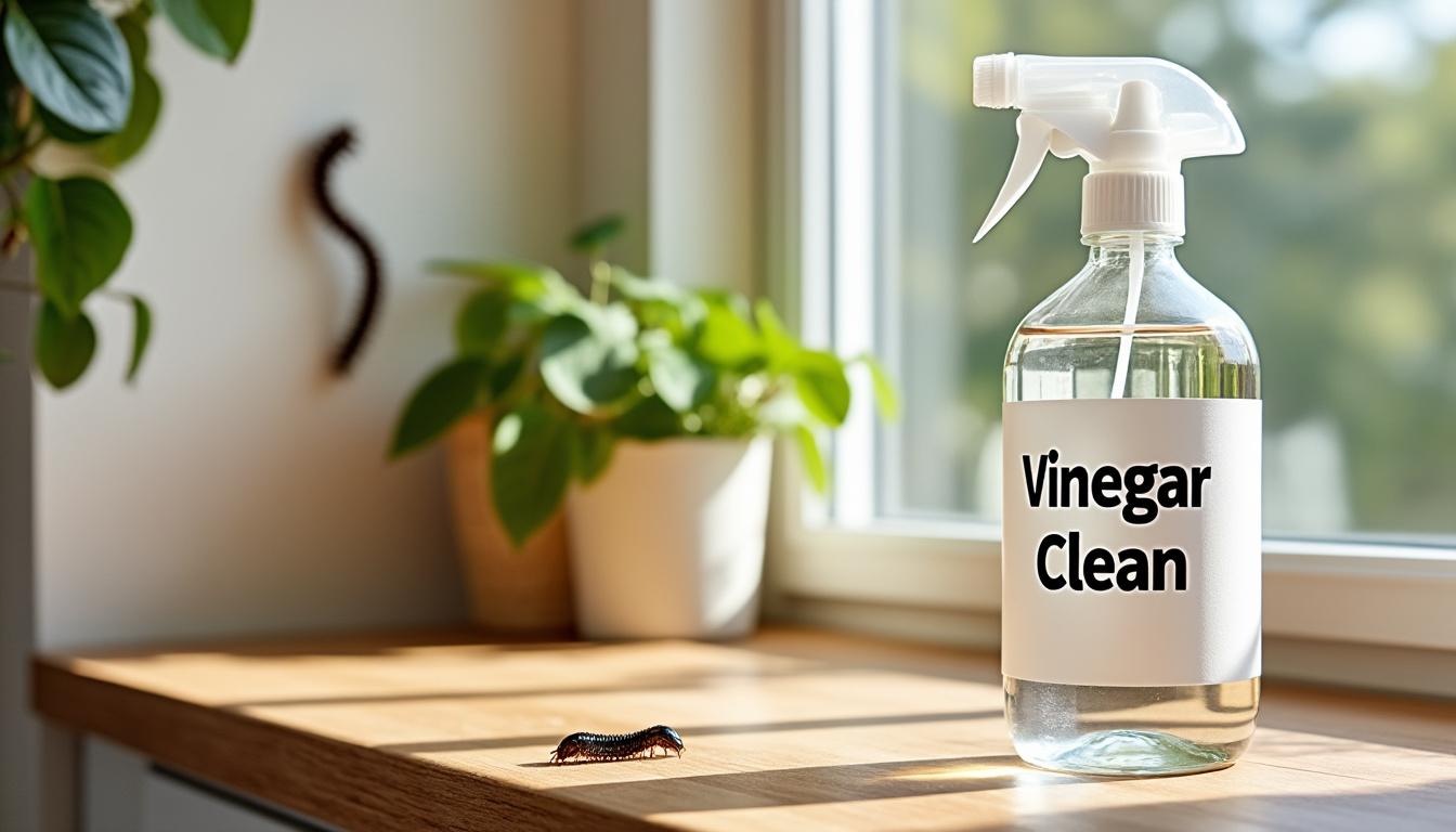 découvrez comment utiliser le vinaigre blanc, une solution naturelle et efficace, pour repousser les scolopendres et garder votre maison saine et protégée.