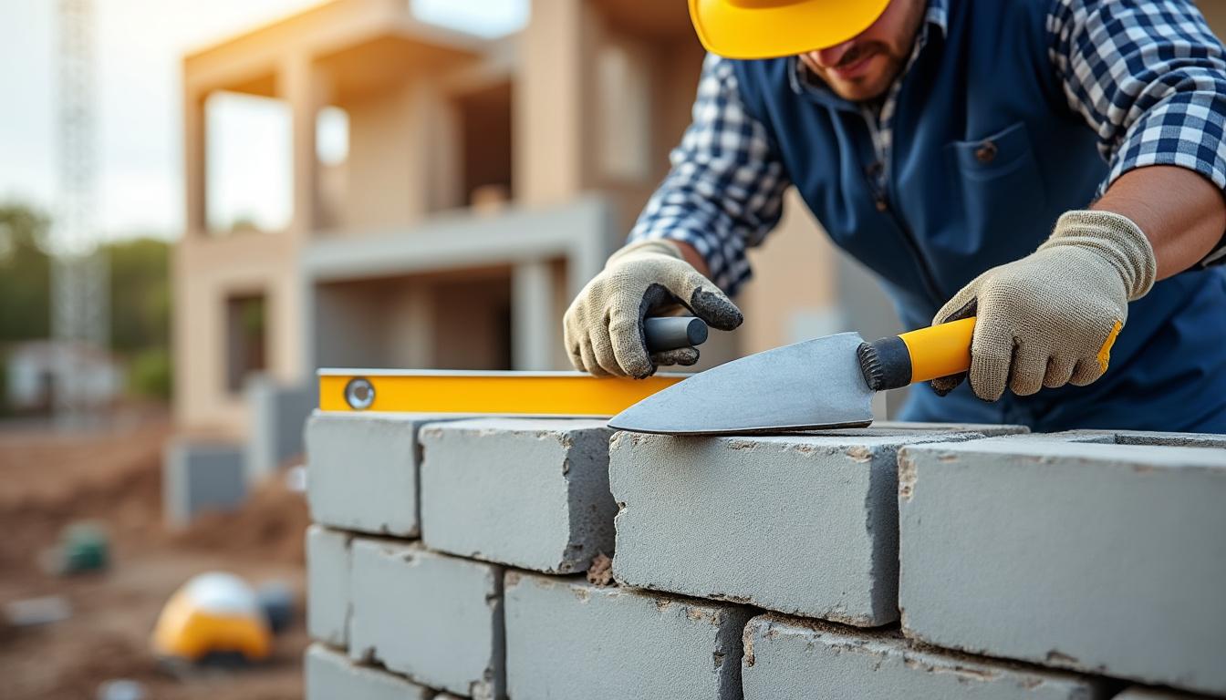 utilisez notre calculateur de parpaings pour estimer facilement le nombre de blocs nécessaires, la quantité de mortier requise et le coût total de construction de votre mur.