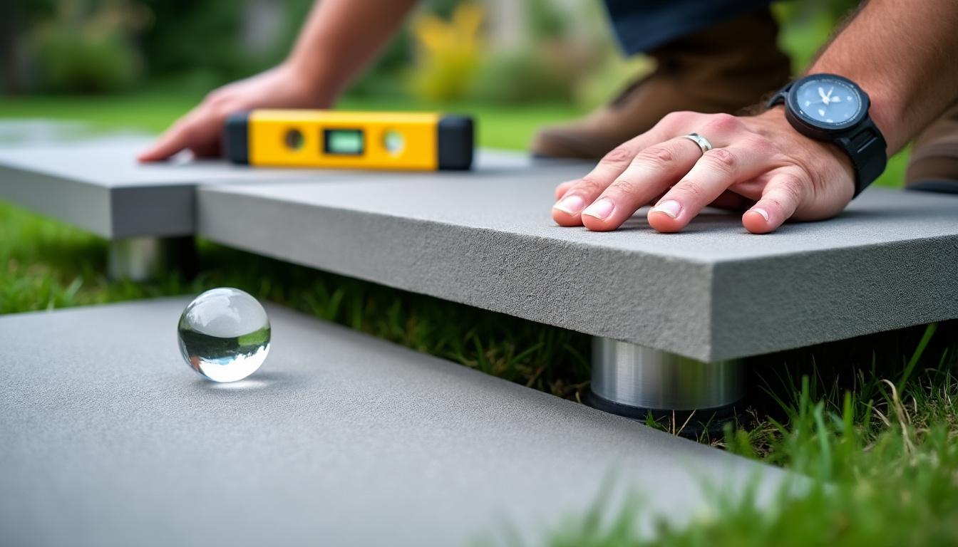 découvrez comment poser facilement des dalles en béton sur plots pour créer une terrasse durable et esthétique, grâce à nos conseils pratiques et étapes simples.