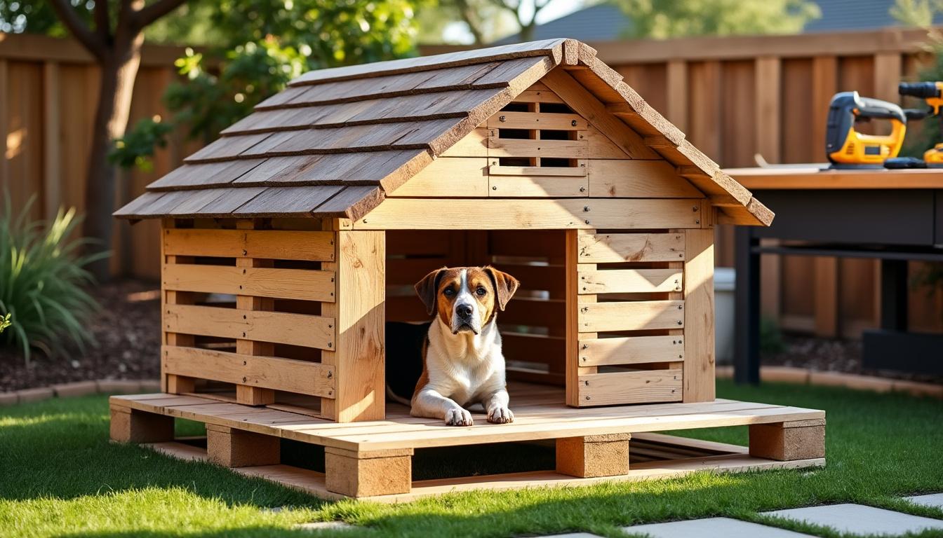 apprenez à construire une niche pour chien avec des palettes grâce à notre guide complet. plans détaillés, astuces pratiques et idées inspirantes pour créer un abri confortable et écologique pour votre compagnon.