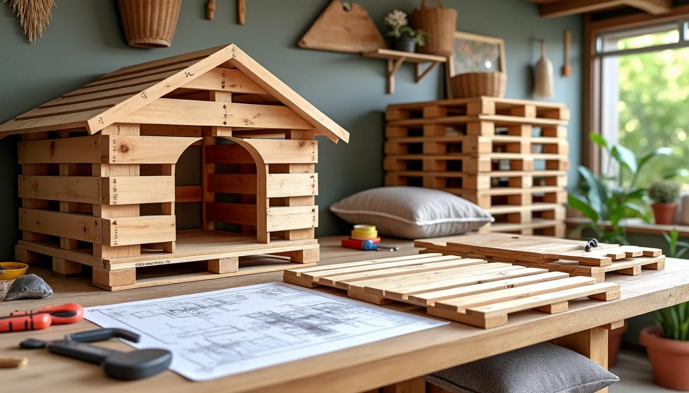 découvrez comment construire une niche pour chien avec des palettes grâce à notre guide complet incluant des plans détaillés et des idées inspirantes pour un abri unique et écologique.
