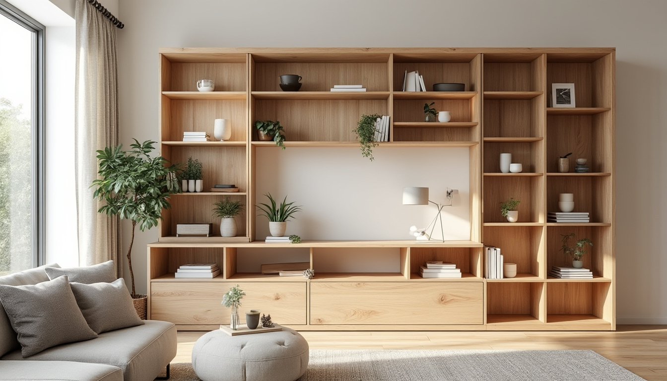 découvrez notre nouvelle étagère murale modulable en bois, alliant design élégant et fonctionnalité pratique pour sublimer votre intérieur.