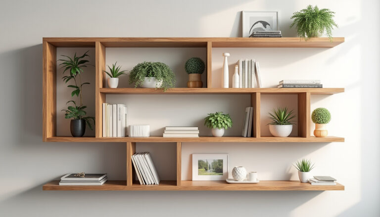 explorez notre étagère murale modulable en bois alliant design moderne et fonctionnalité optimale pour aménager votre espace avec style.