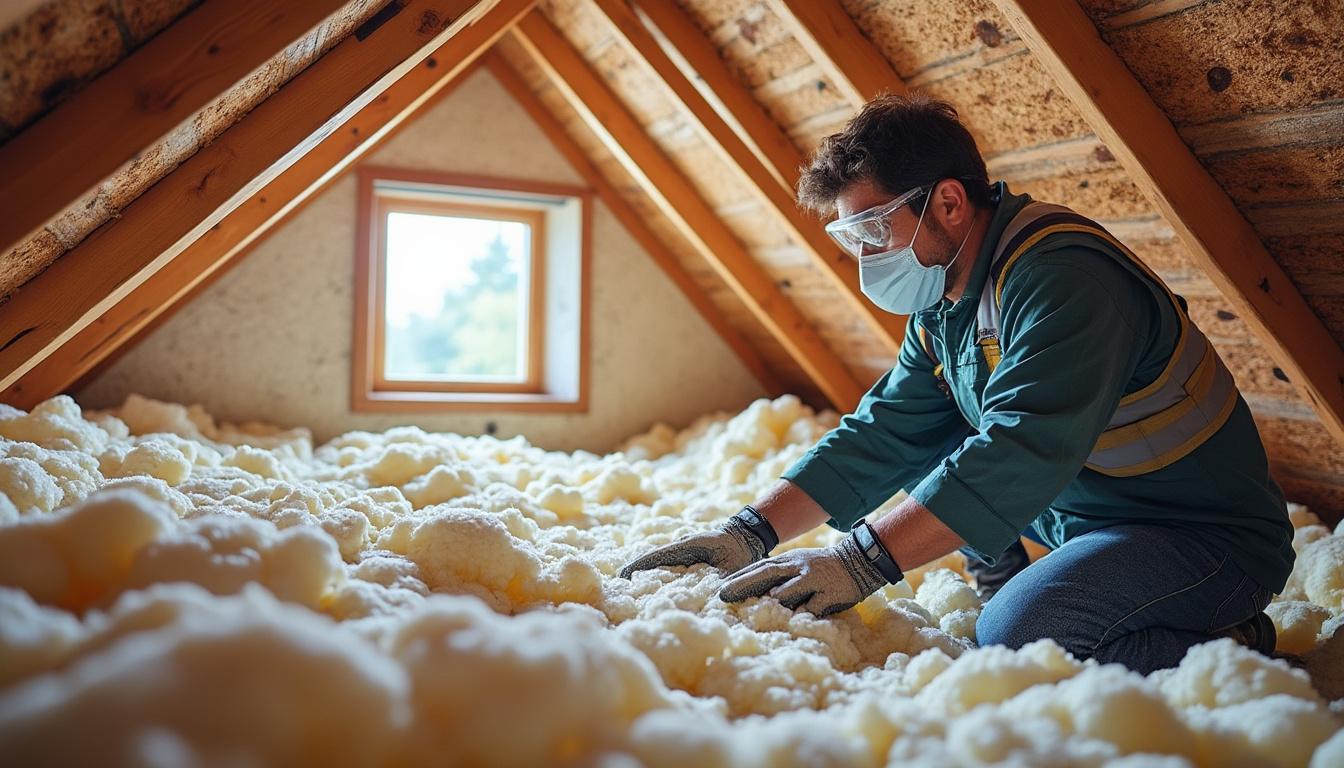 améliorez le confort de votre maison à sarzeau grâce à une isolation efficace des combles. réduisez vos coûts énergétiques et profitez d'un intérieur chaleureux toute l'année.
