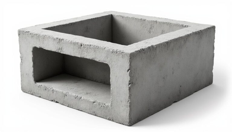 parpaing creux en béton b60 de dimensions 20x20x50 cm, idéal pour une construction solide et durable. résistance optimale pour tous vos projets de construction robuste.