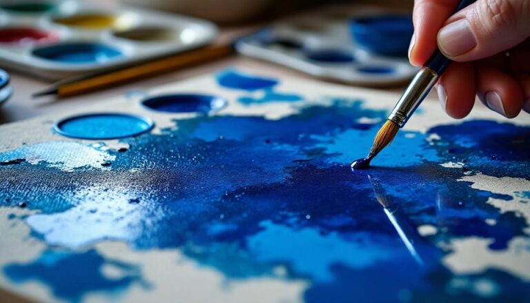 découvrez le guide ultime pour peindre en bleu foncé et maîtrisez l'art du mélange pour obtenir une couleur intense et éclatante à chaque coup de pinceau.