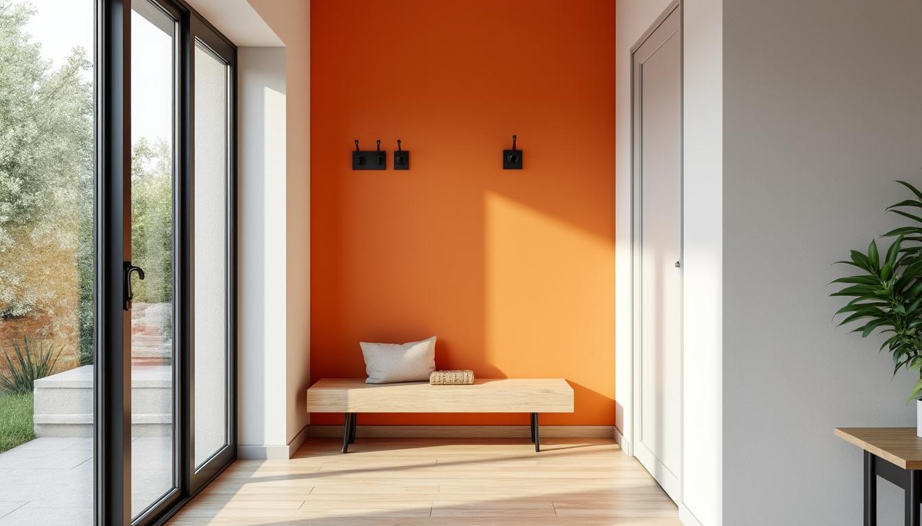 découvrez notre peinture murale lavable 1l en teinte orange mandarine éclatante, idéale pour apporter une touche de fraîcheur et de luminosité à vos murs tout en facilitant leur entretien.