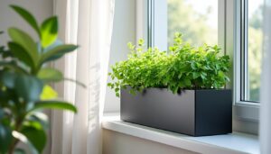 découvrez la jardinière windowgreen en graphite de rephorm, idéale pour apporter une touche de verdure et d'élégance à vos rebords de fenêtre. parfaite pour sublimer votre intérieur ou extérieur avec style.
