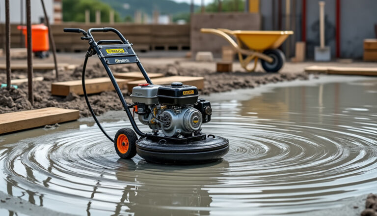 découvrez le vibreur à béton essence eberth 4800w avec un diamètre de 45mm et un câble de 6m, idéal pour obtenir un béton parfaitement compacté et sans bulles d'air.