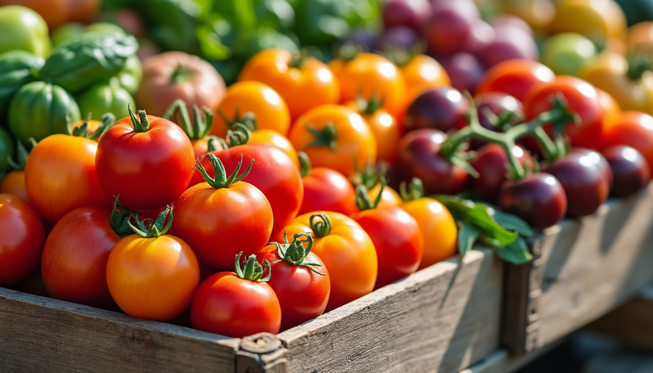 lancez la saison des tomates avec des produits frais et savoureux, parfaits pour des recettes estivales réussies et pleines de goût.