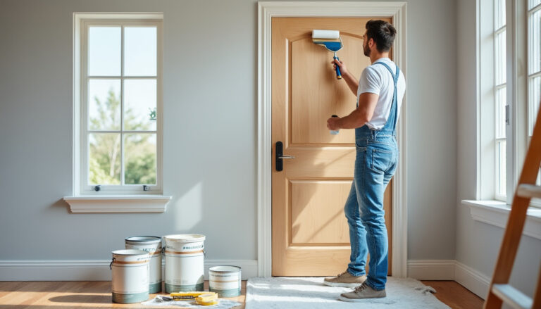 découvrez comment peindre vos portes comme un expert grâce à notre guide complet rempli d'astuces professionnelles pour un résultat impeccable et durable.