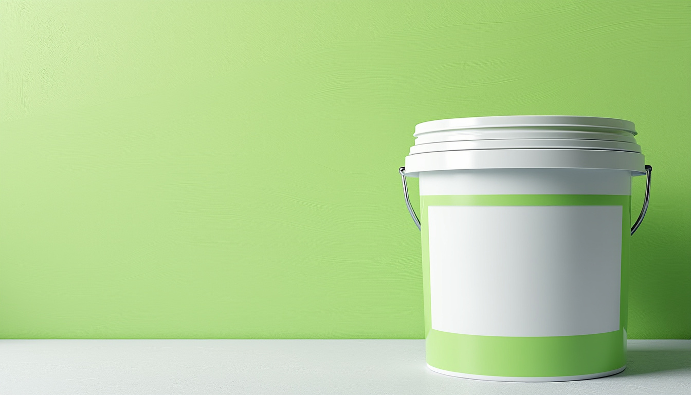 découvrez notre peinture murale lavable 1l, disponible en blanc éclatant et vert tilleul rafraîchissant, idéale pour un intérieur propre et lumineux.