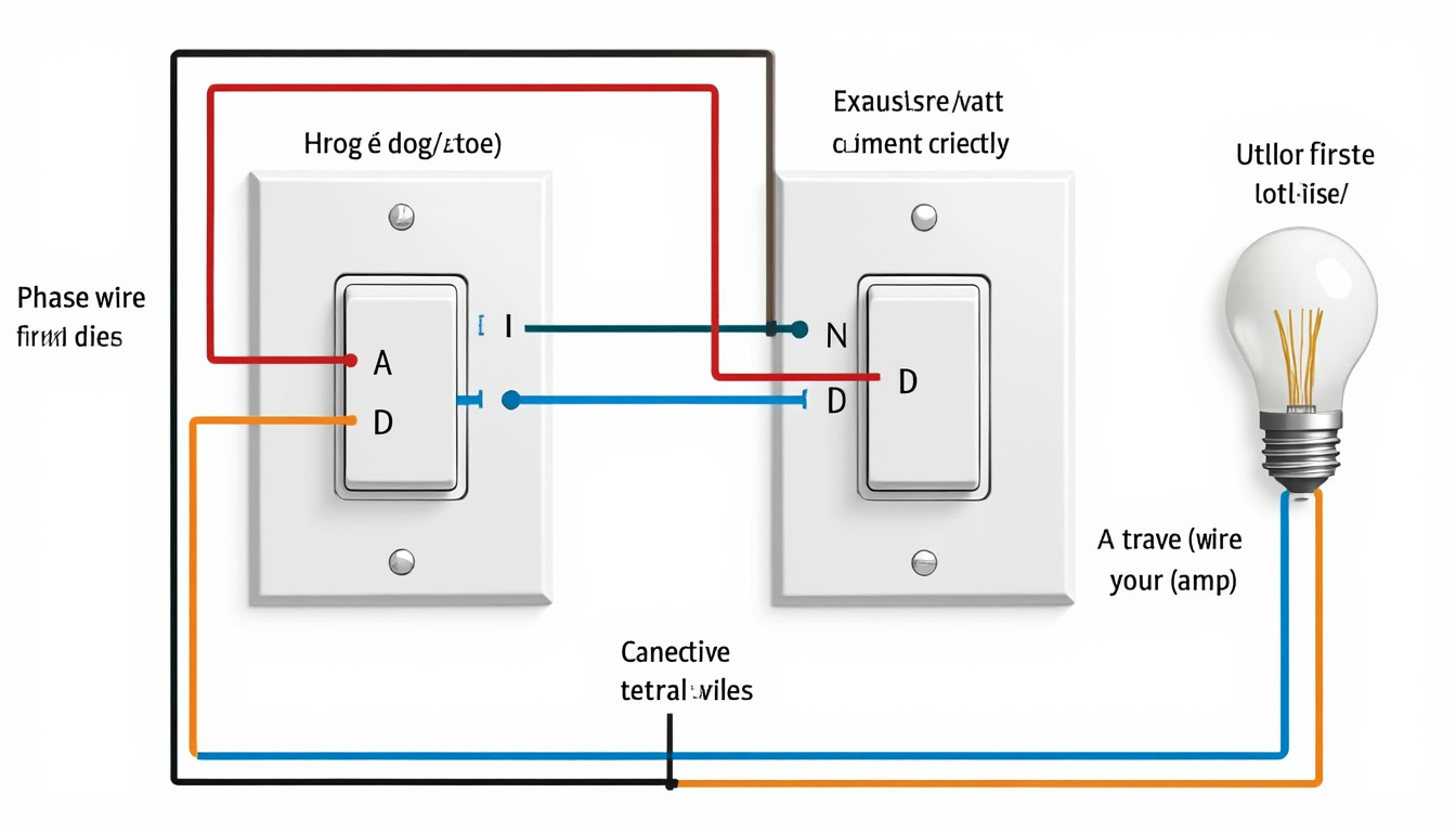découvrez un schéma simplifié pour installer facilement un double interrupteur va-et-vient. suivez notre guide étape par étape pour un branchement sécurisé et efficace.