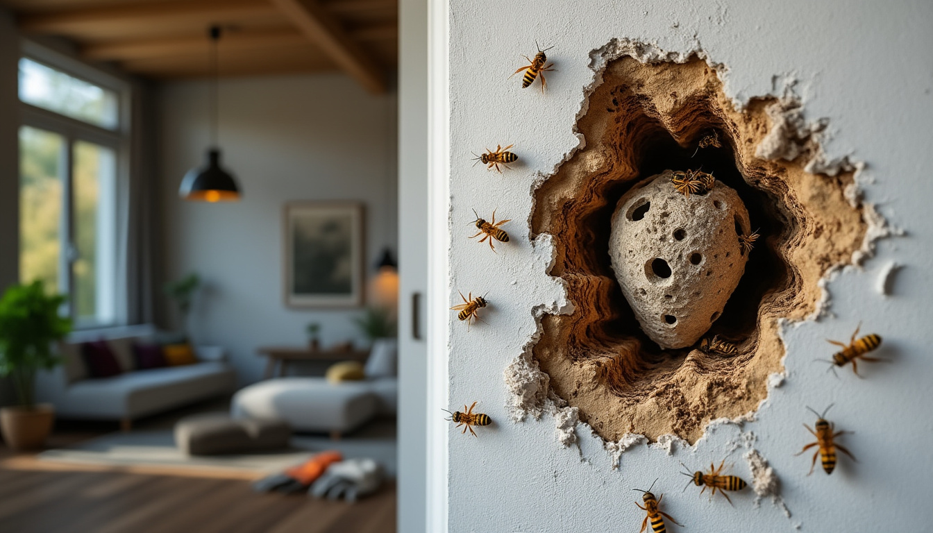 découvrez comment détecter les nids de guêpes dans les murs, prévenir les risques associés et adopter des solutions durables pour protéger votre habitation en toute sécurité.
