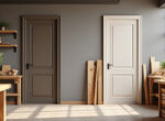 bloc-porte âme pleine 83x204 cm prépeint cl70 avec joint d'isolation poussé droit, offrant robustesse et isolation optimale. disponible chez comptoir cévenol du bois pour vos projets de rénovation ou construction.