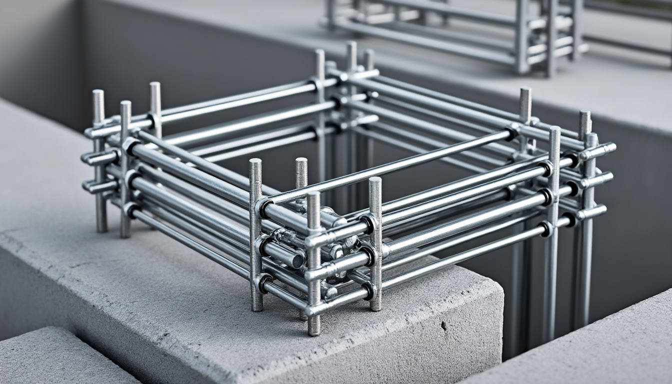 chaînage carré z3 en acier robuste avec barres de 8x8 cm, diamètre 10 mm et longueur de 6 m, idéal pour renforcer vos structures de construction.