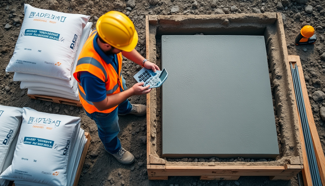 découvrez comment calculer précisément le nombre de sacs de béton prêt à l'emploi nécessaires pour réussir votre projet de construction sans gaspillage.