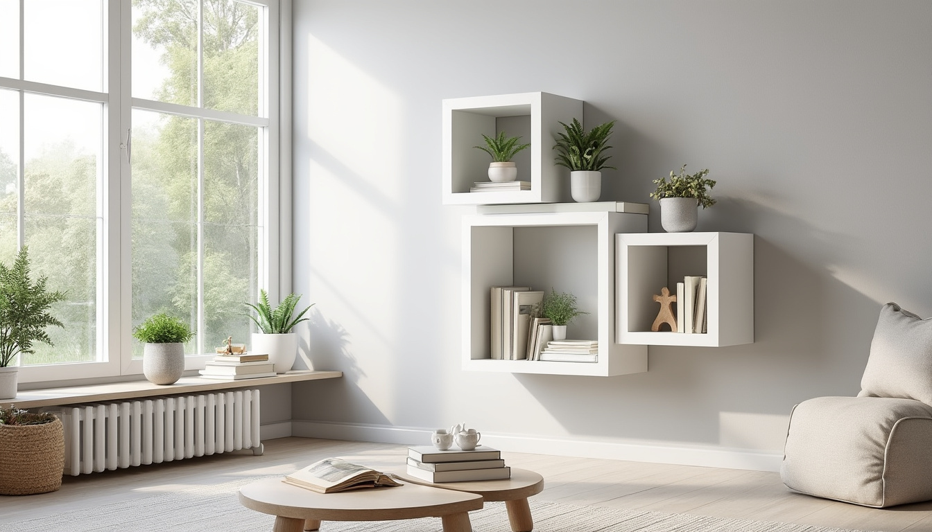 découvrez l'étagère murale akord star blanche à 3 niveaux, idéale pour un rangement compact et élégant avec ses dimensions 78x20x55 cm. parfaite pour optimiser votre espace tout en apportant une touche moderne à votre intérieur.