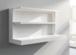 découvrez l'étagère murale akord star blanche, 3 niveaux, dimensions 78x20x55 cm, idéale pour un rangement compact et élégant dans votre intérieur.