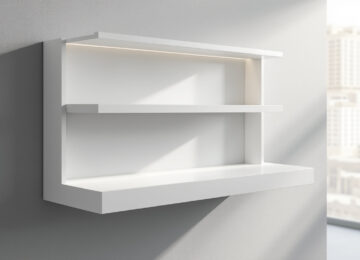 découvrez l'étagÚre murale akord star blanche, 3 niveaux, dimensions 78x20x55 cm, idéale pour un rangement compact et élégant dans votre intérieur.